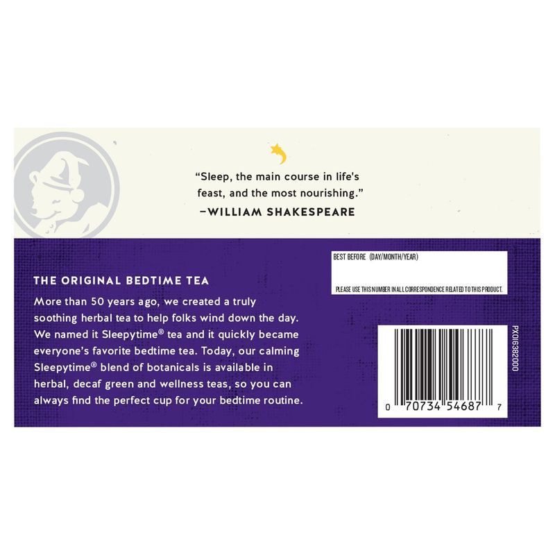 Celestial Seasonings Sleepytime Melatonin Wellness Tea, 18 count, 0.75 oz