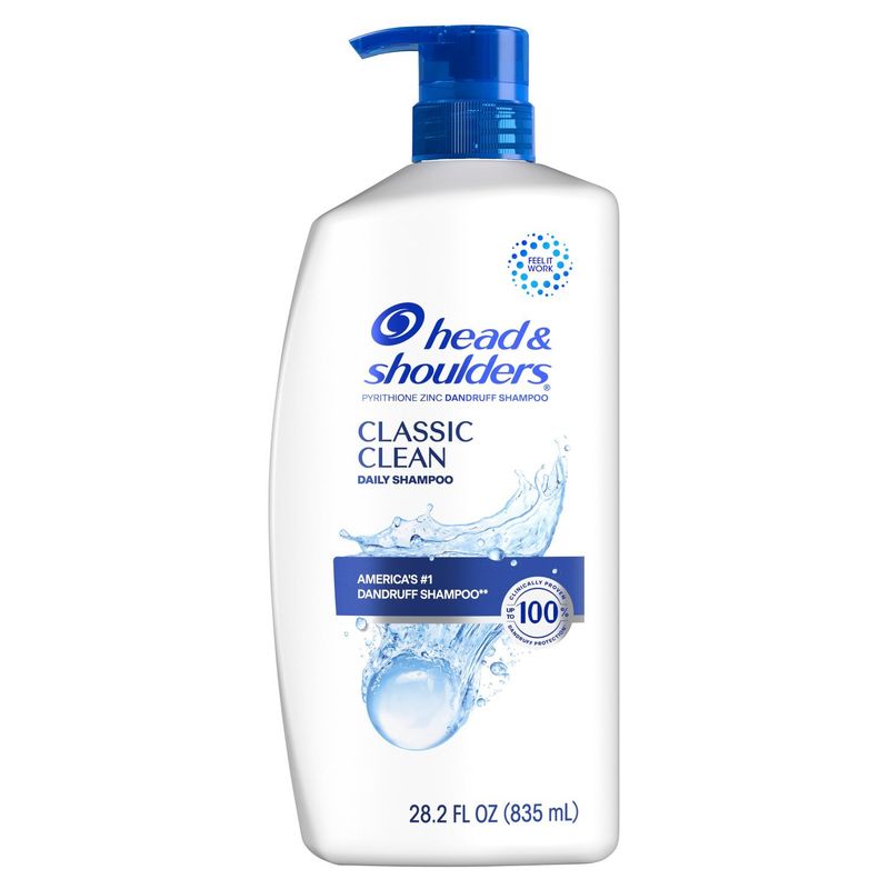 Head and Shoulders Dandruff Shampoo, Anti-Dandruff Treatment, Classic Clean for Daily Use, Paraben