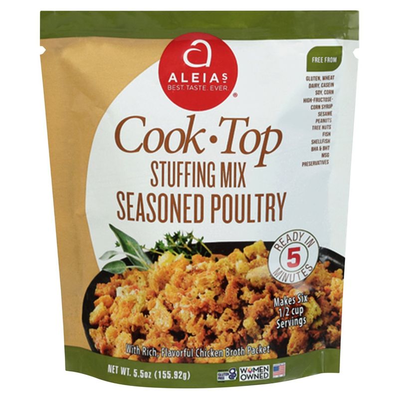 Aleias Cook Top Seasoned Poultry Stuffing Mix, 5.5 oz