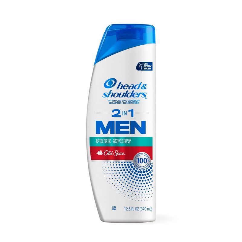 Head and Shoulders Mens 2 in 1 Dandruff Shampoo and Conditioner, Anti-Dandruff Treatment, Old Spice