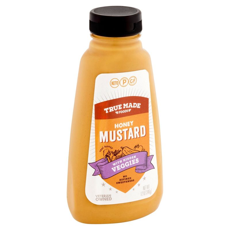 True Made Foods Honey Mustard, 12 oz