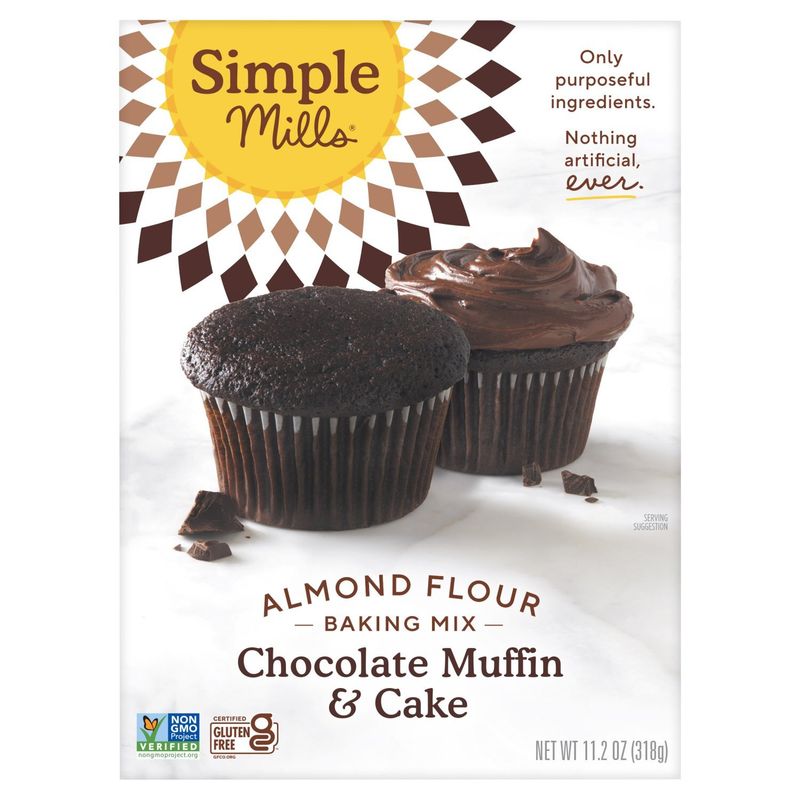Simple Mills Almond Flour Chocolate Muffin &amp; Cake Baking Mix, 11.2 oz
