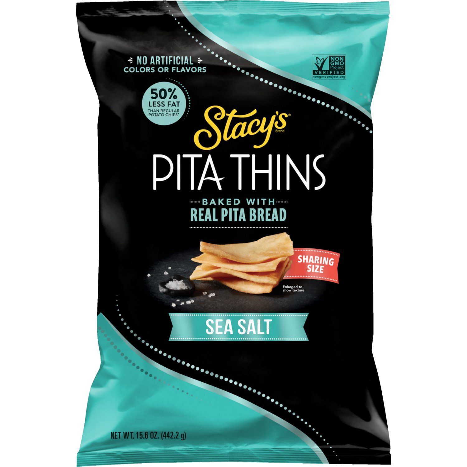 Stacy's Baked Pita Thins Sea Salt 15.6 Oz