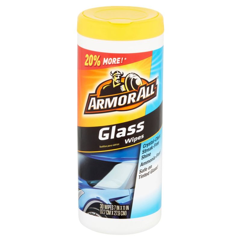 Armor All Glass Wipes, 30 count