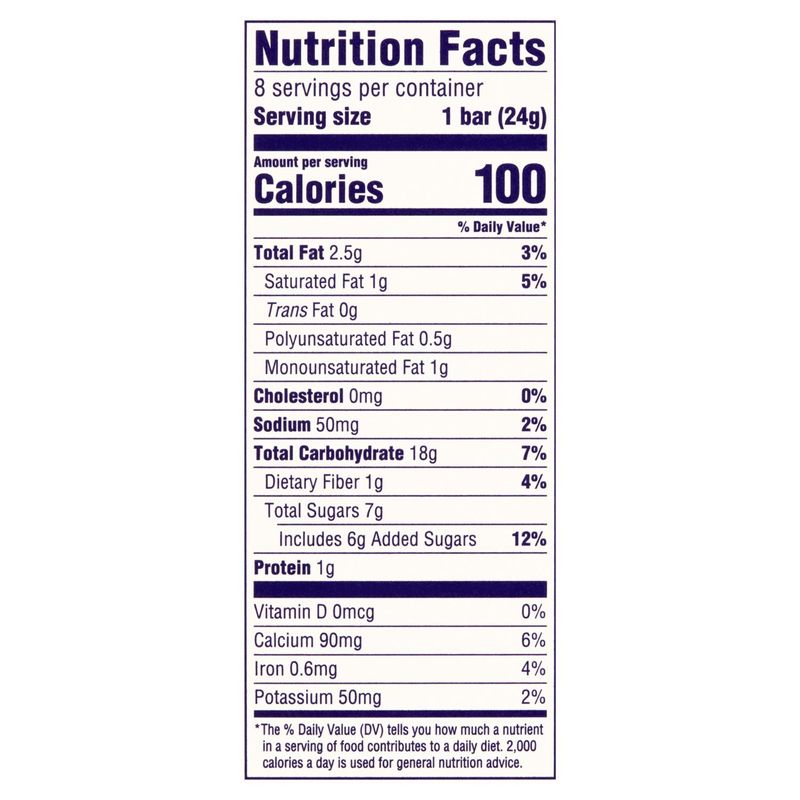 Bowl &amp; Basket Chewy Chocolate Chip Granola Bars, 0.84 oz, 8 count
