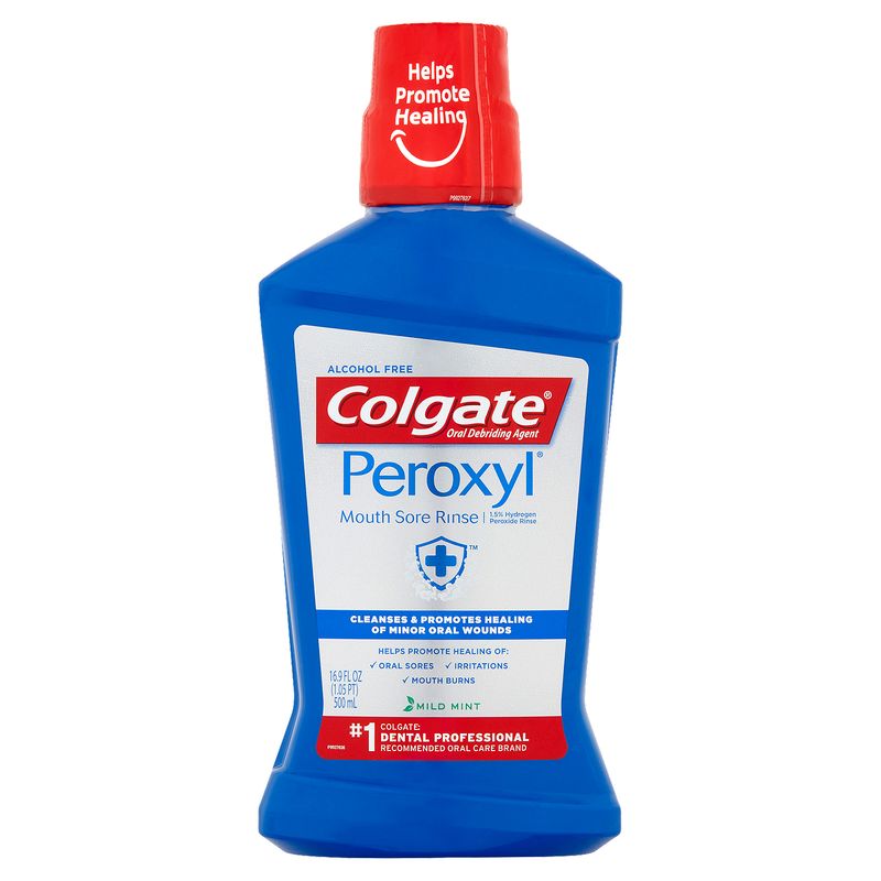 Colgate Peroxyl Mild Mint Mouth Sore Rinse, 16.9 fl oz