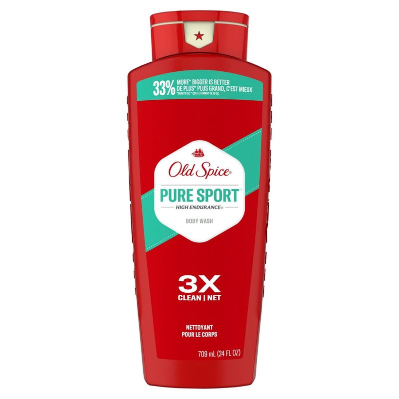 Old Spice Pure Sport High Endurance Body Wash, 24 fl oz