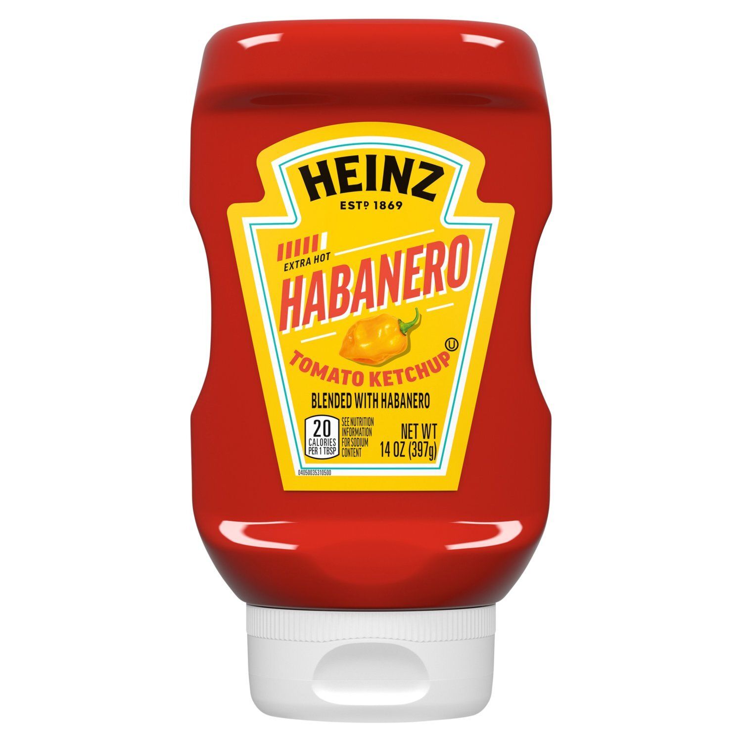Heinz Extra Hot Habanero Tomato Ketchup, 14 oz