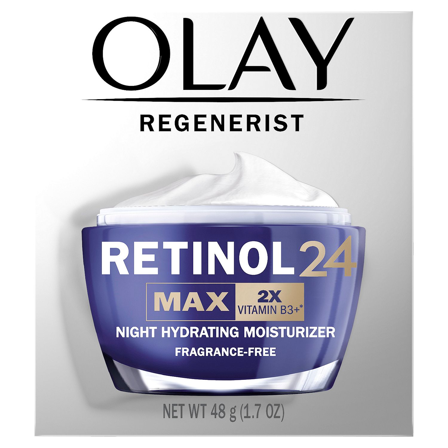 Olay Regenerist Retinol 24 Max Night Hydrating Moisturizer, 1.7 oz