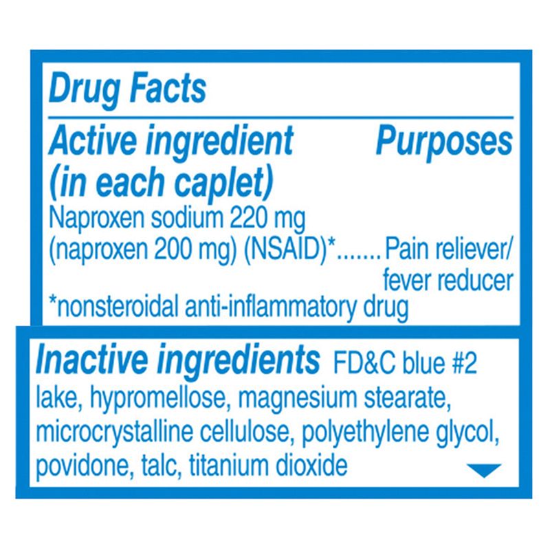 Aleve All Day Strong Naproxen Sodium Caplets, 220 mg, 24 count