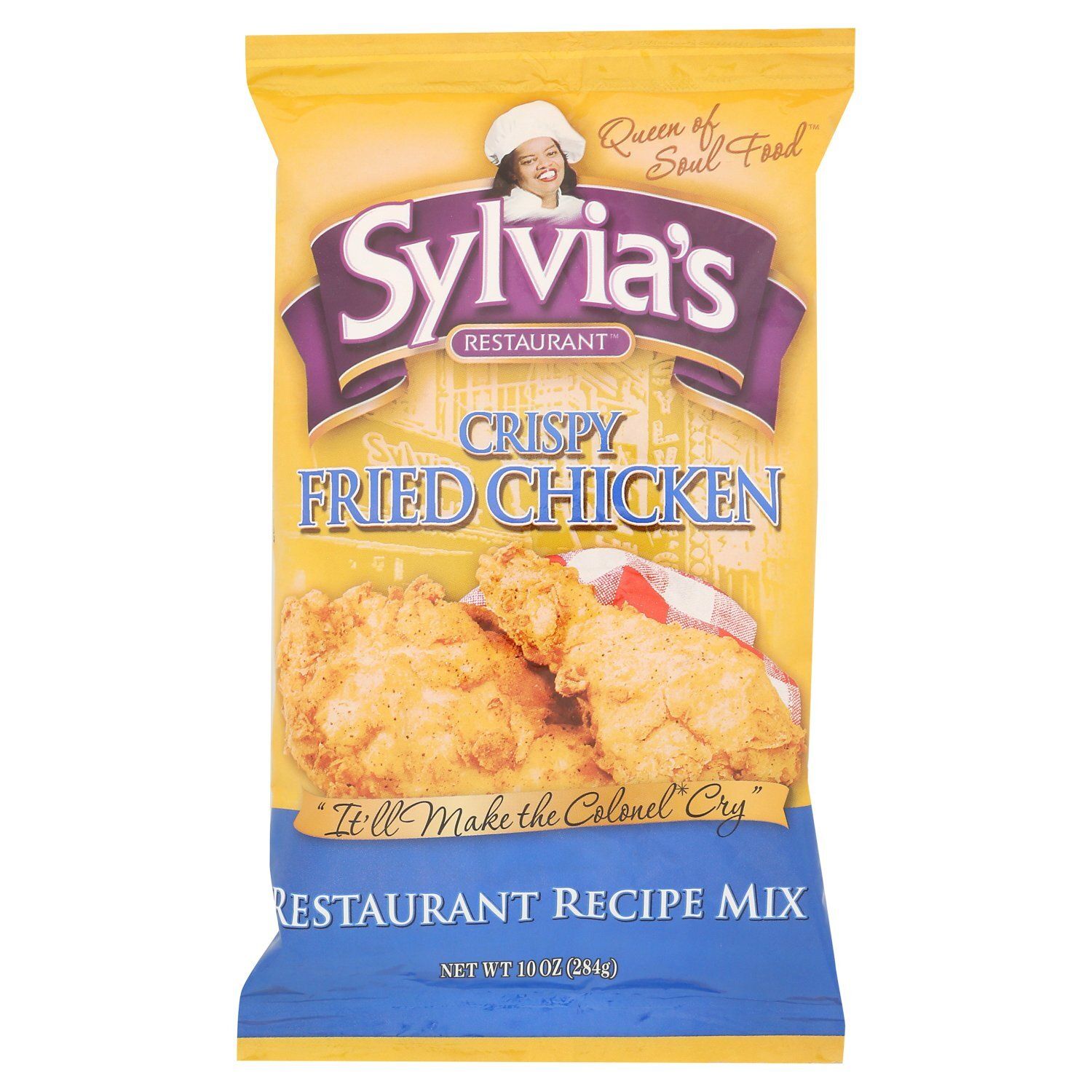 Sylvia's Restaurant Crispy Fried Chicken Restaurant Recipe Mix, 10 oz