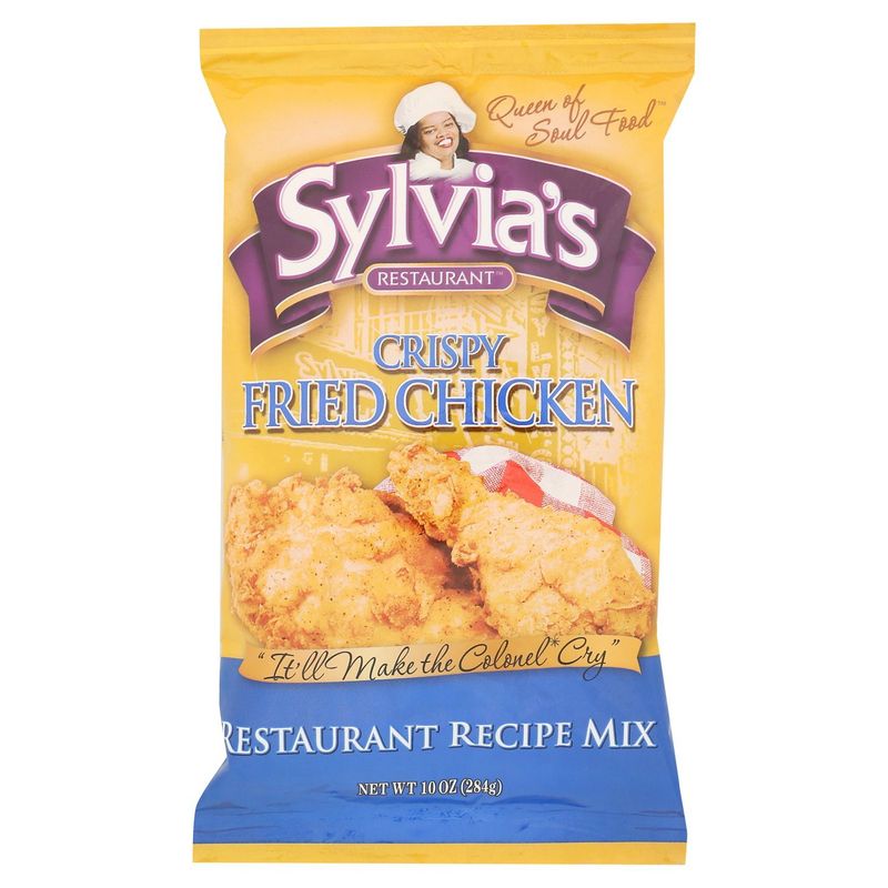 Sylvia's Restaurant Crispy Fried Chicken Restaurant Recipe Mix, 10 oz
