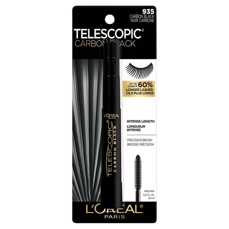 L'Oréal Paris Telescopic 935 Carbon Black Mascara, 0.27 fl oz