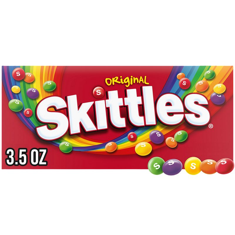 SKITTLES Original Chewy Candy Theater Box