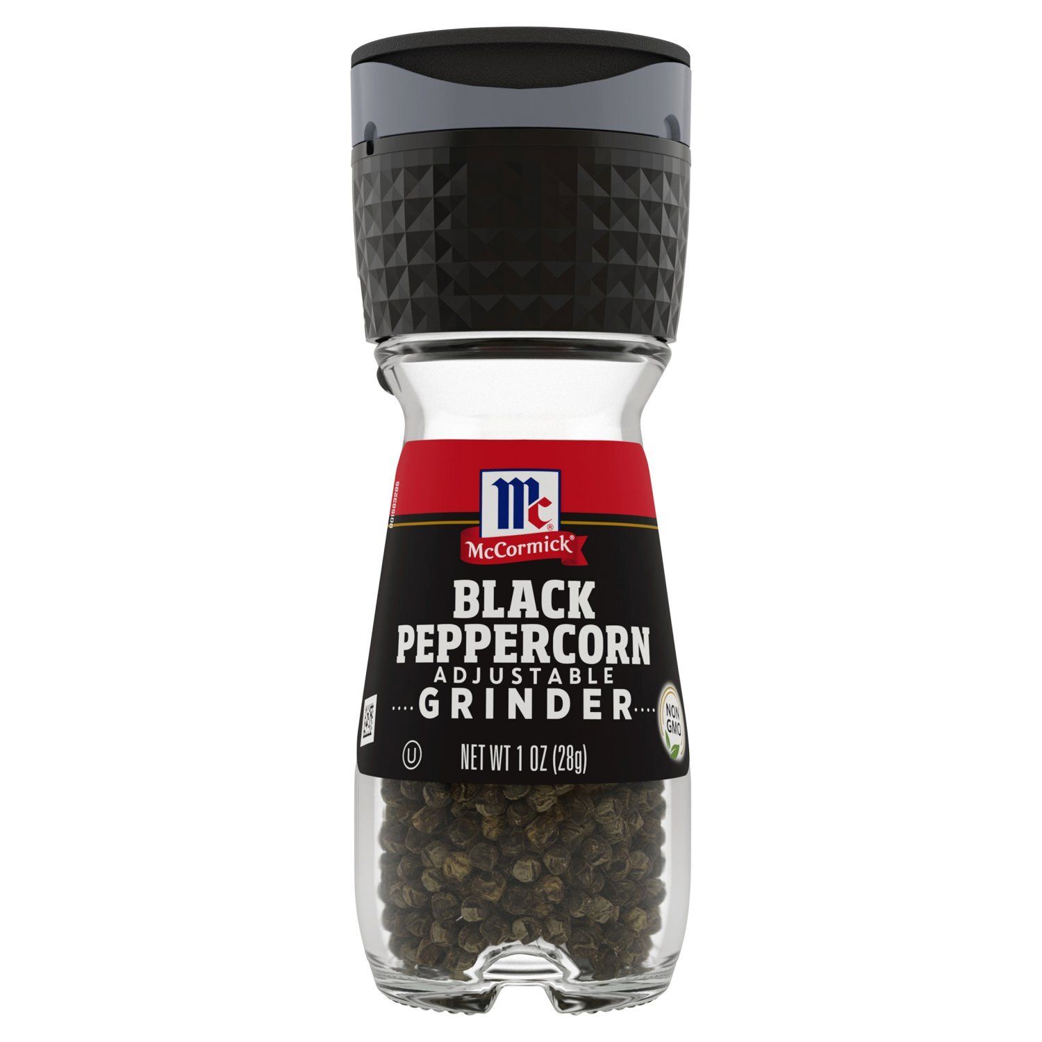 McCormick Black Peppercorn Adjustable Grinder, 1 oz