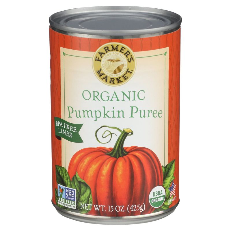 Farmer's Market Organic Pumpkin Puree, 15 oz