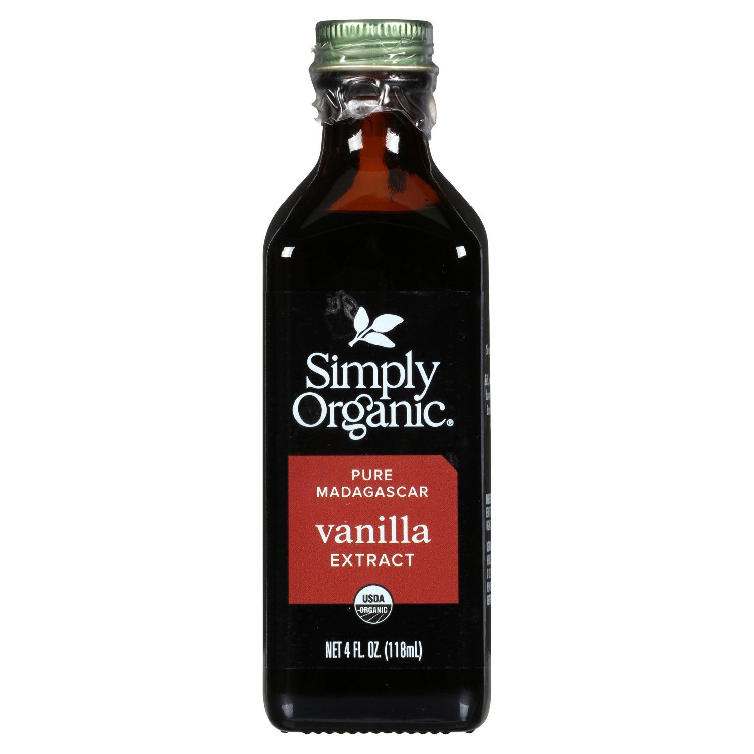 Simply Organic Pure Madagascar Vanilla Extract, 4 fl oz