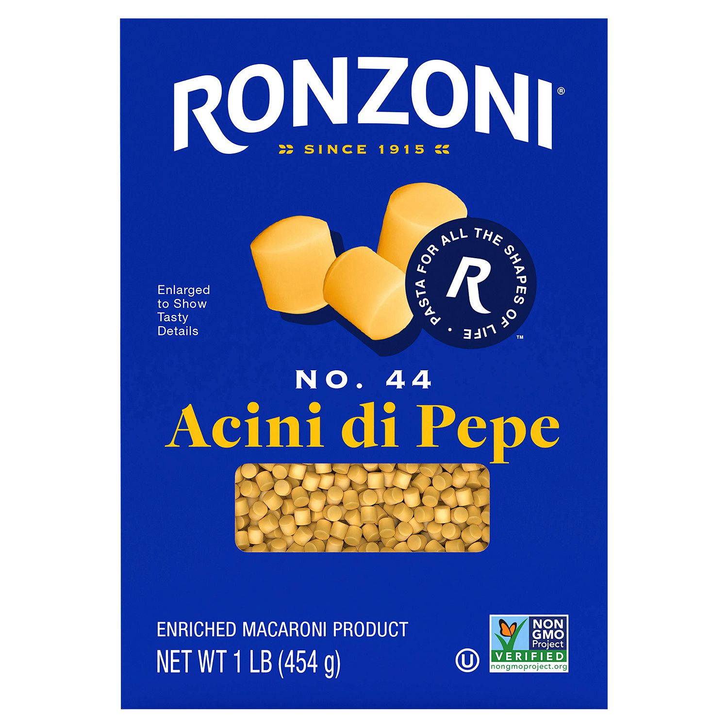Ronzoni Acini di Pepe No. 44 Pasta, 1 lb