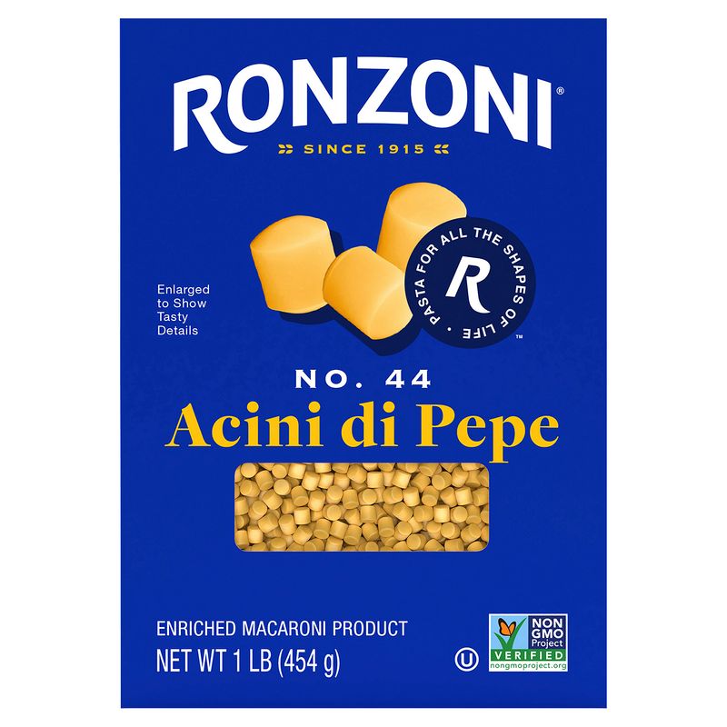 Ronzoni Acini di Pepe No. 44 Pasta, 1 lb