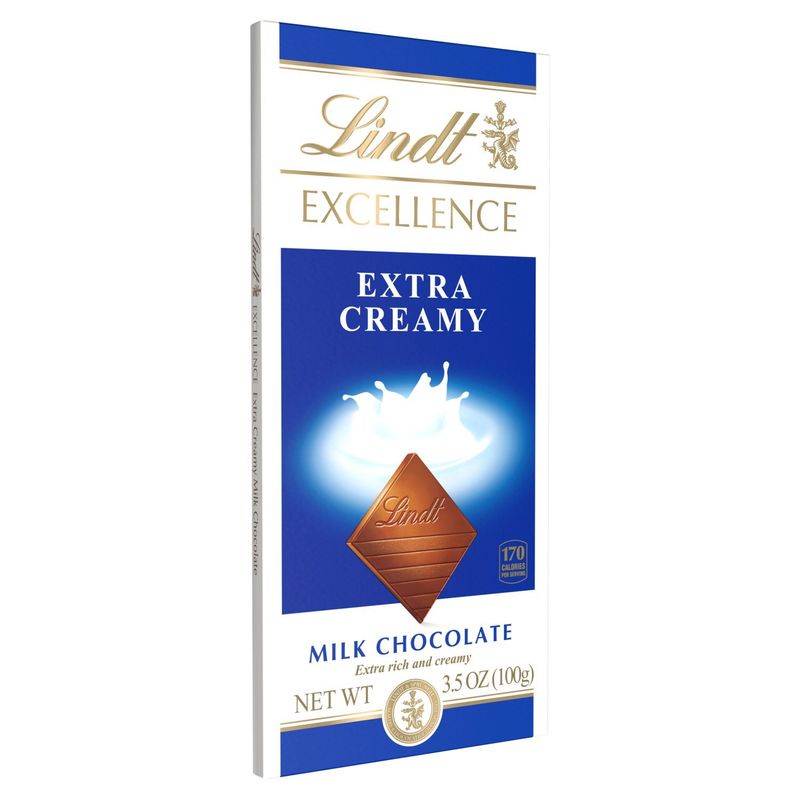 Lindt Excellence Extra Creamy Milk Chocolate, 3.5 oz