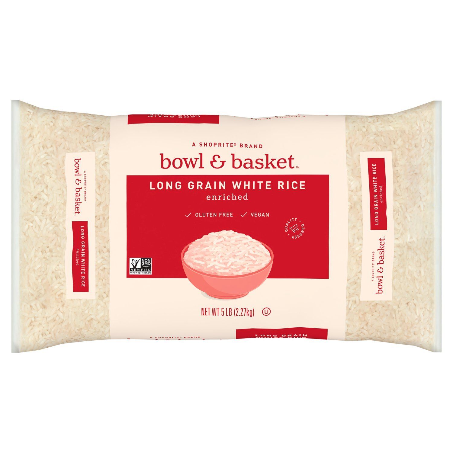 Bowl &amp; Basket Enriched Long Grain White Rice, 5 lb