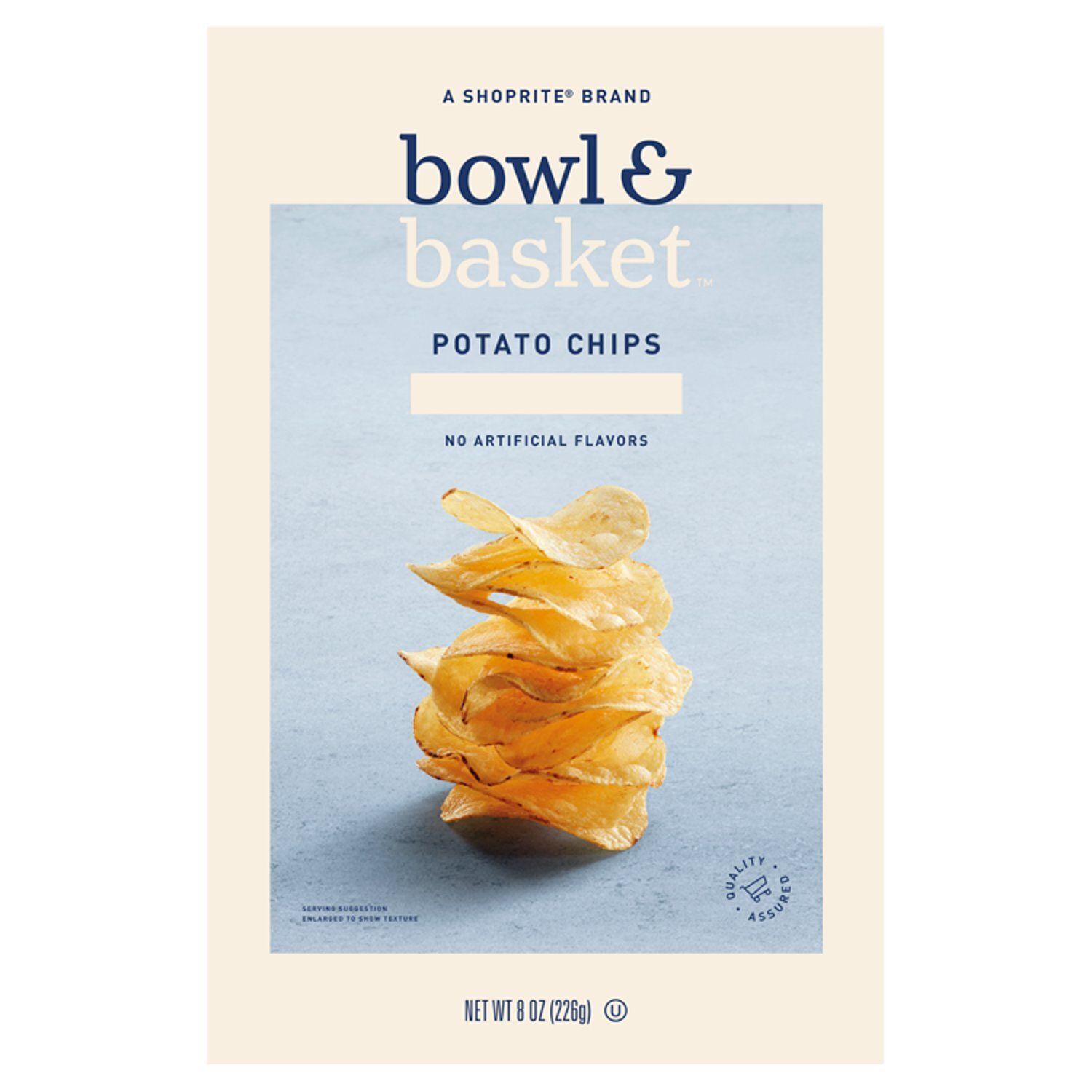 Bowl &amp; Basket Unsalted Potato Chips, 8 oz