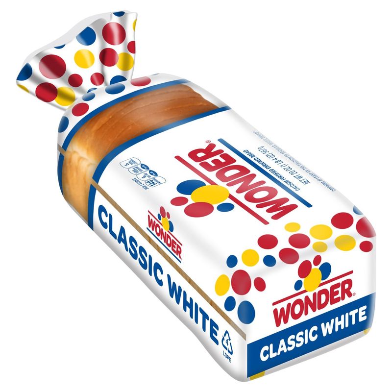 Wonder Classic White Calcium Fortified Enriched Bread, 20 oz