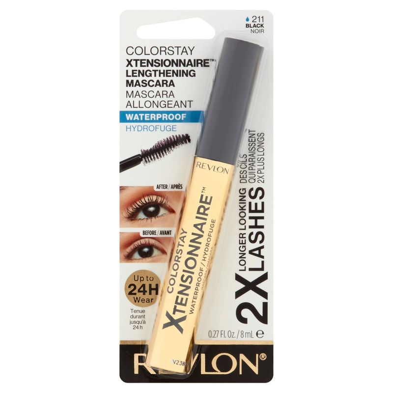 Revlon Colorstay 211 Black Xtensionnaire Lengthening Waterproof Mascara, 0.27 fl oz