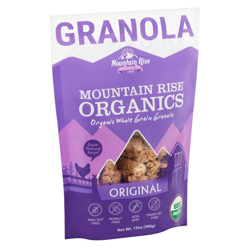 Mountain Rise Organics Original Organic Whole Grain Granola, 13 oz