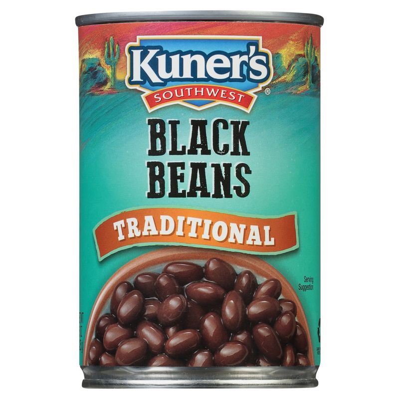 Kuner's Southwest Traditional Black Beans, 15 oz