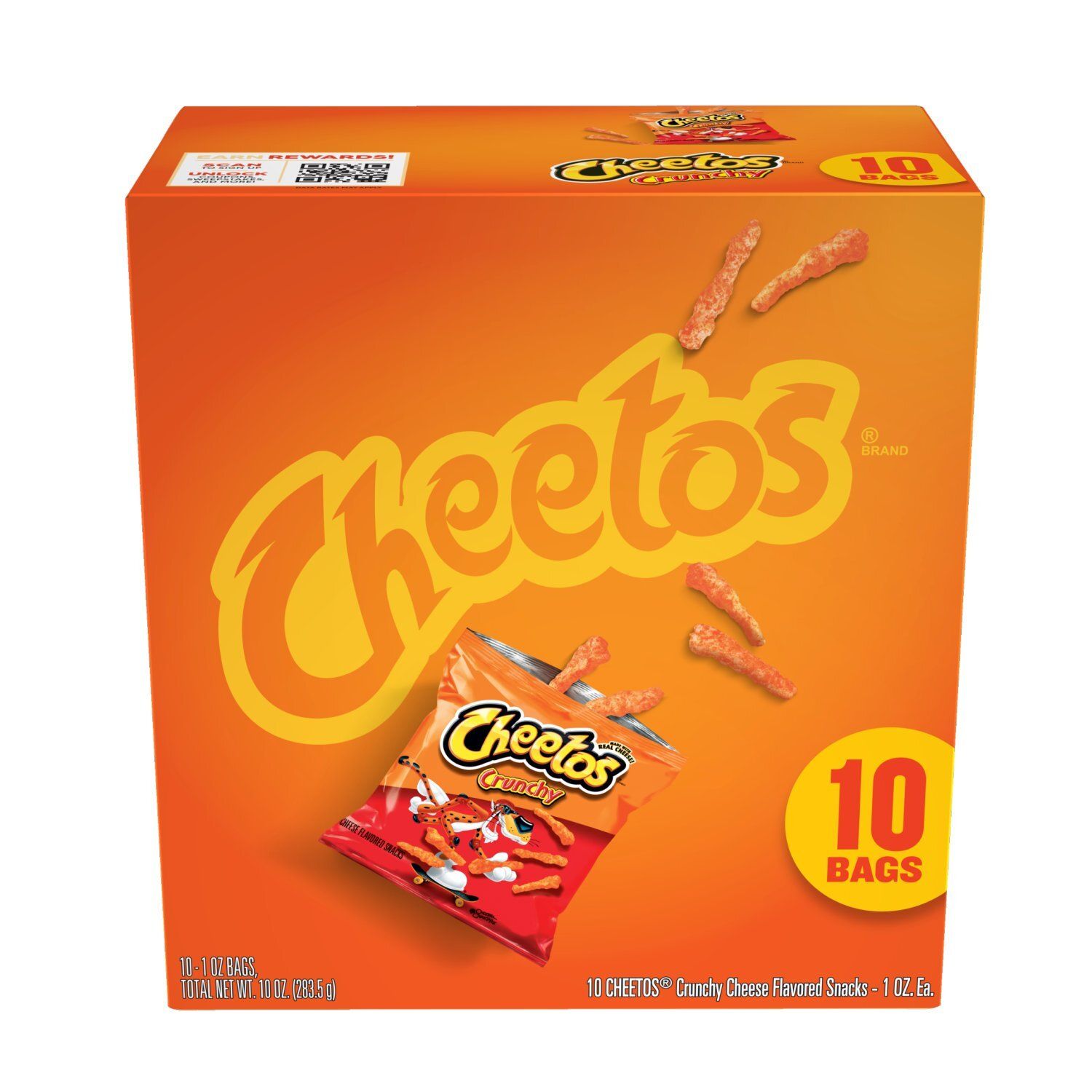 Cheetos Crunchy Cheese Flavored Snacks 1 Oz, 10 Count