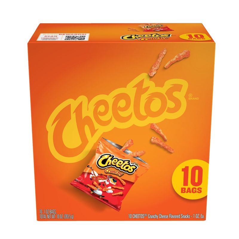 Cheetos Crunchy Cheese Flavored Snacks 1 Oz, 10 Count