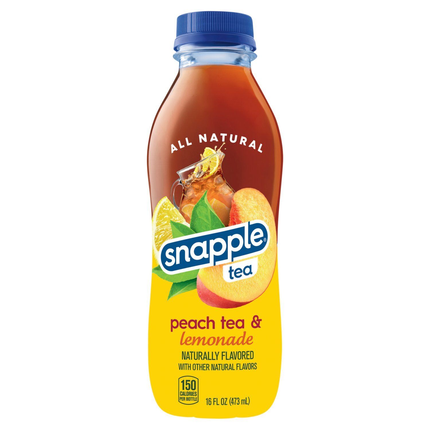 Snapple Lemonade &amp; Peach Tea, 16 fl oz