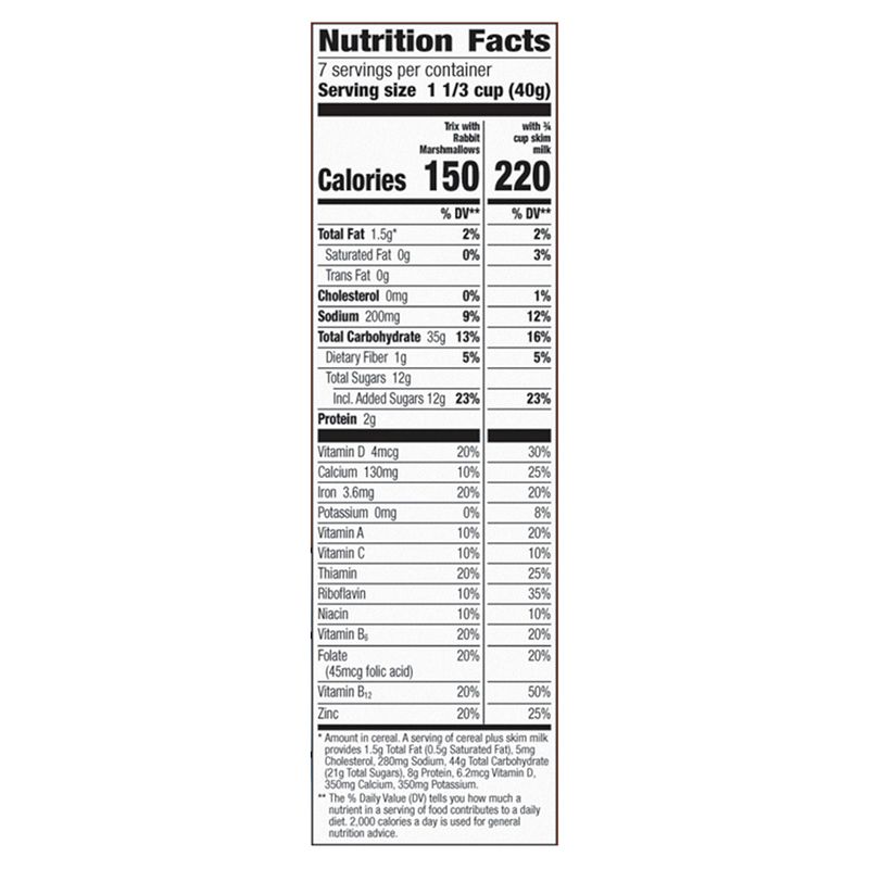 General Mills Trix Sweetened Corn Puffs with Marshmallows, 9.9 oz
