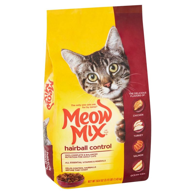 Meow Mix Hairball Control Cat Food, 50.4 oz