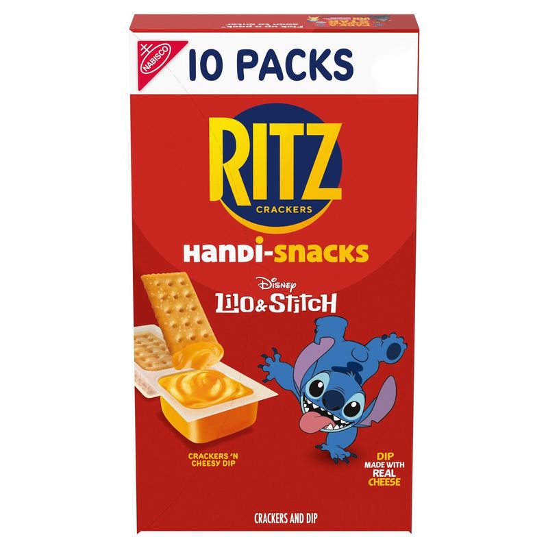 Nabisco Handi-Snacks Ritz Crackers and Dip, 0.95 oz, 10 count