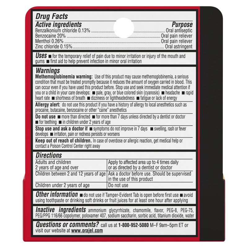 Orajel PM 4x Medicated for Toothache &amp; Gum Cream, 0.25 oz