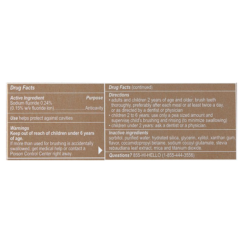 Hello Kids Bubble Gum Unicorn Sparkle Fluoride Toothpaste, Ages 2+, 4.2 oz