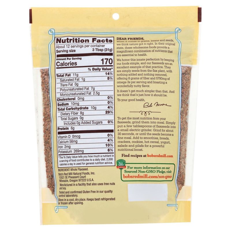 Bob's Red Mill Brown Flaxseeds, 13 oz