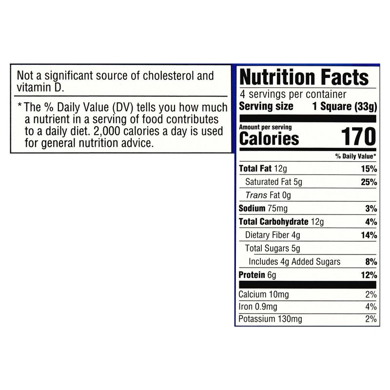 Mid-Day Squares Crunchy Peanut Chocolate Bar, 4 count, 4.66 oz