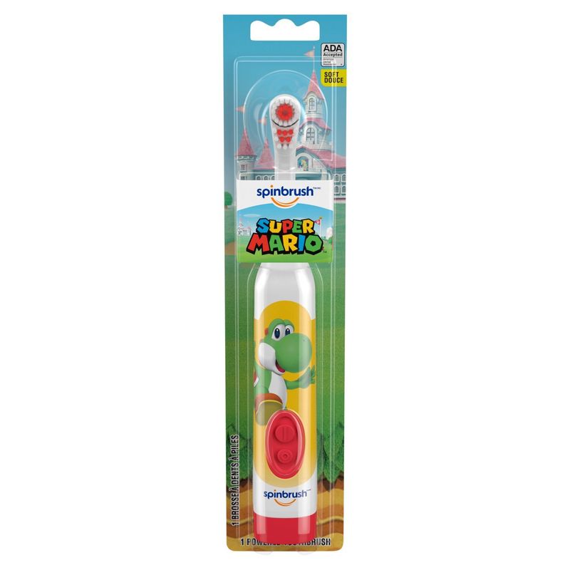 Spinbrush Super Mario Soft Powered Toothbrush