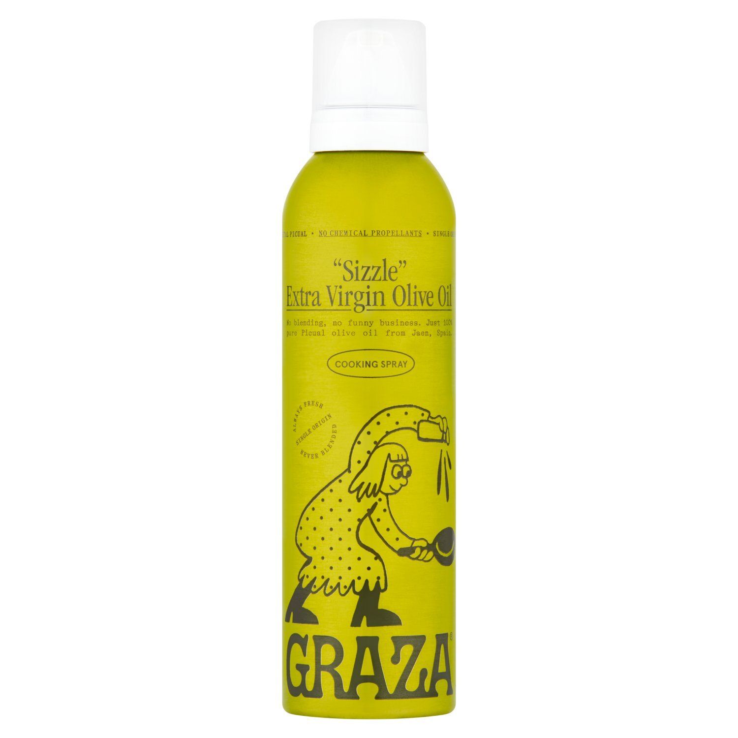 Graza "Sizzle" Extra Virgin Olive Oil Cooking Spray, 5 oz
