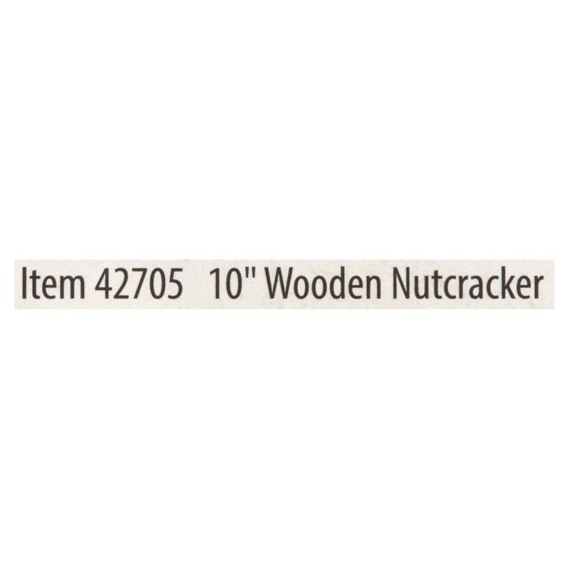 10" Wooden Nutcracker