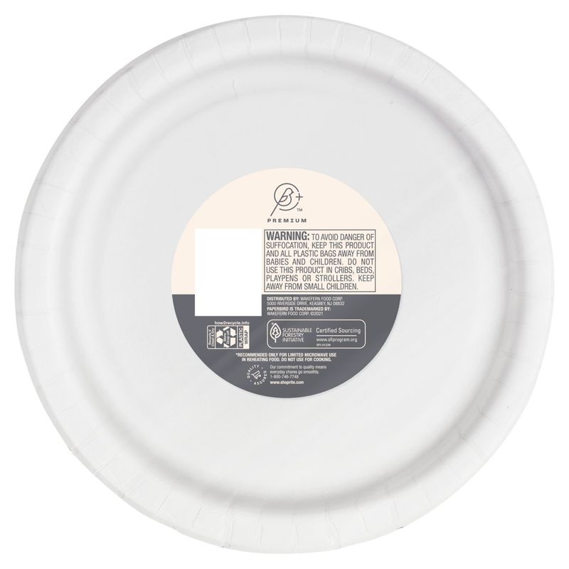 Paperbird Premium 10.06 Inch Decorated Ultra Plates, 100 count