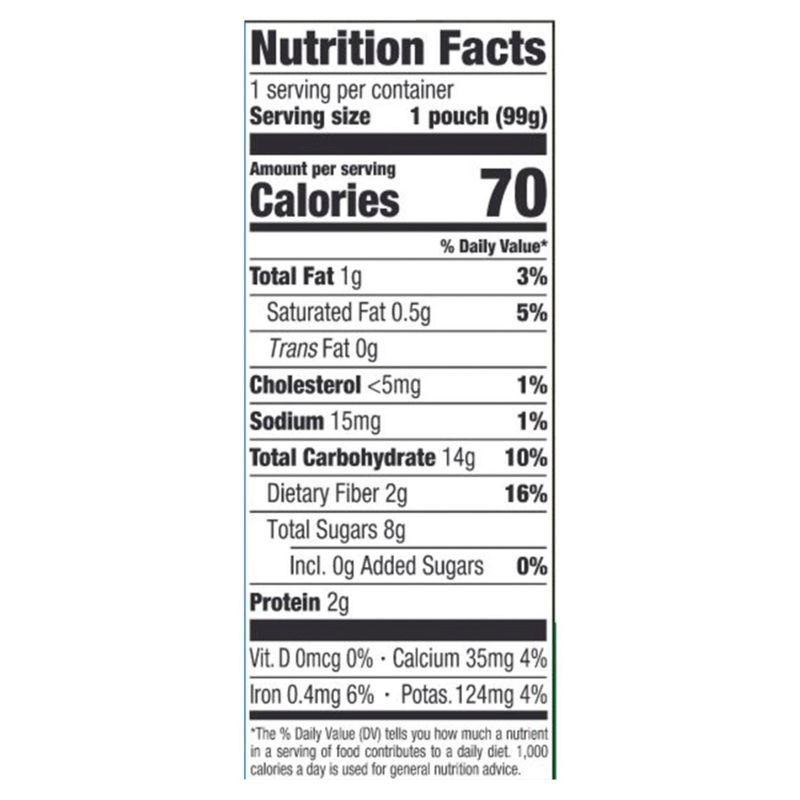 Beech-Nut Protein &amp; Fiber Fruit, Veggie &amp; Grain Blend, Toddlers, 12+ Months, 3.5 oz