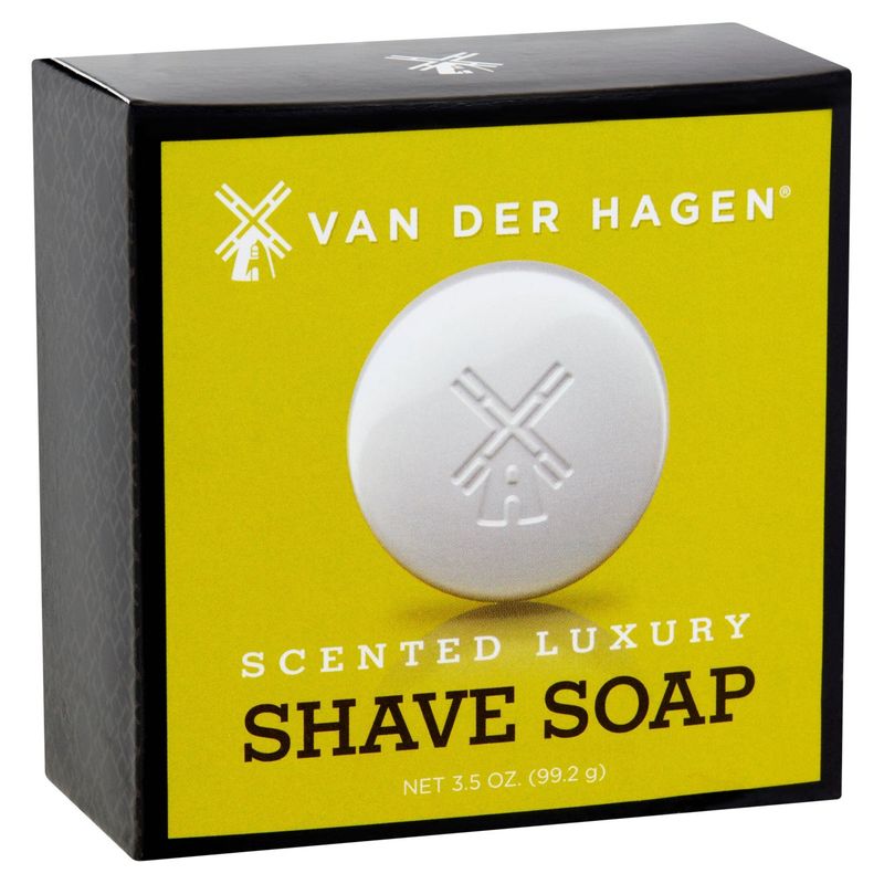 Van Der Hagen Scented Luxury Shave Soap, 3.5 oz