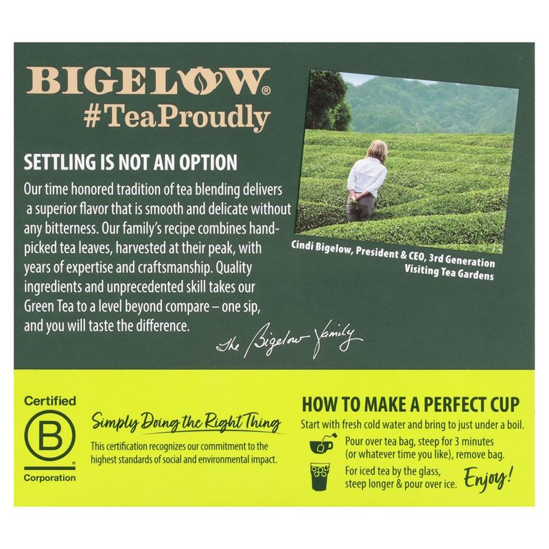 Bigelow Classic Green Tea Bags, 40 count, 1.82 oz
