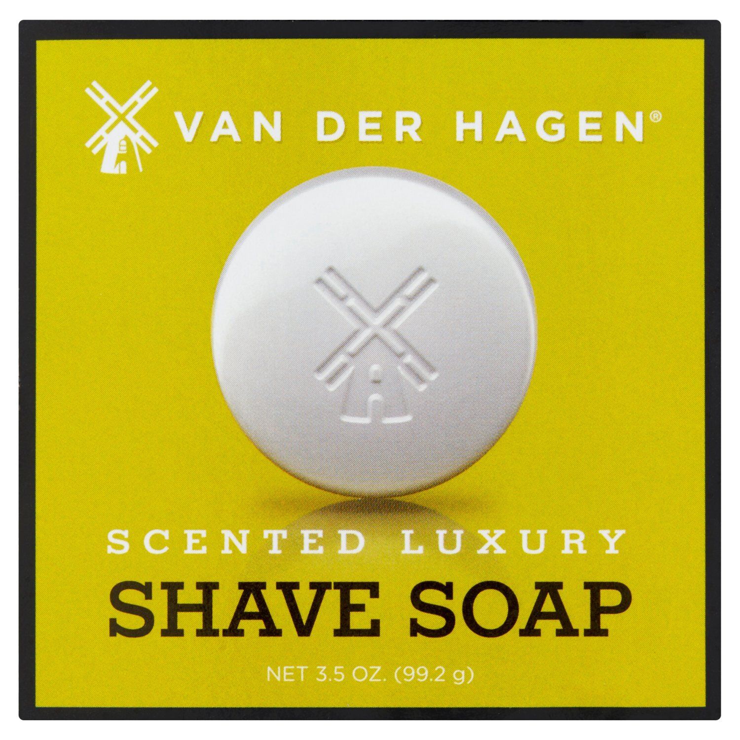 Van Der Hagen Scented Luxury Shave Soap, 3.5 oz