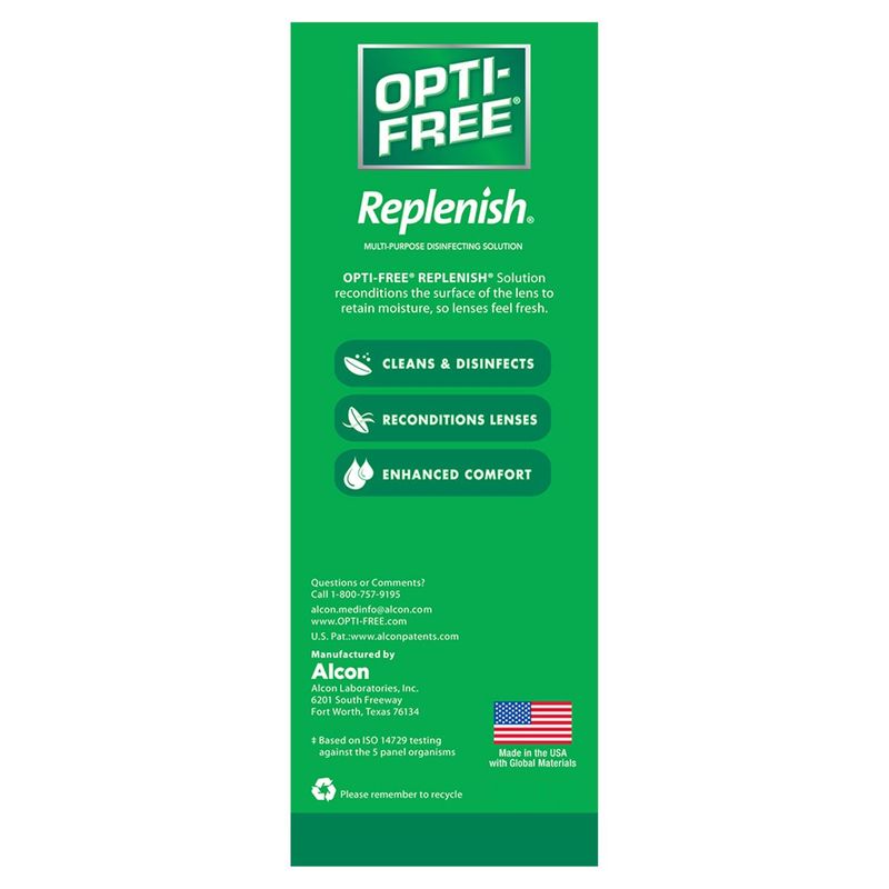 Opti-Free Replenish Multi-Purpose Disinfecting Solution, 10 fl oz