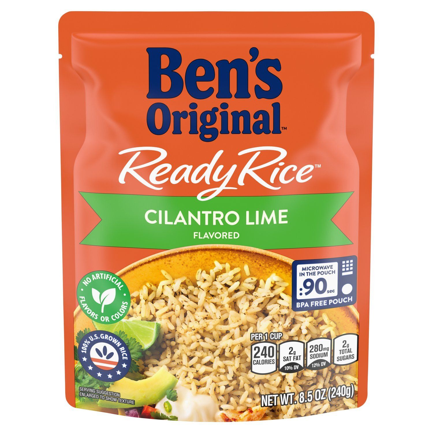 Ben's Original Ready Rice Cilantro Lime Flavored, 8.5 oz